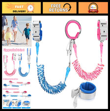 2-in-1 Toddler Leash with Key Lock, Reflective Anti-Lost Wrist Link, 6.56ft