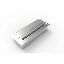 Bruciatore per camino a bioetanolo biocamino in acciaio inox 3,5 lt 45,7X18,7...