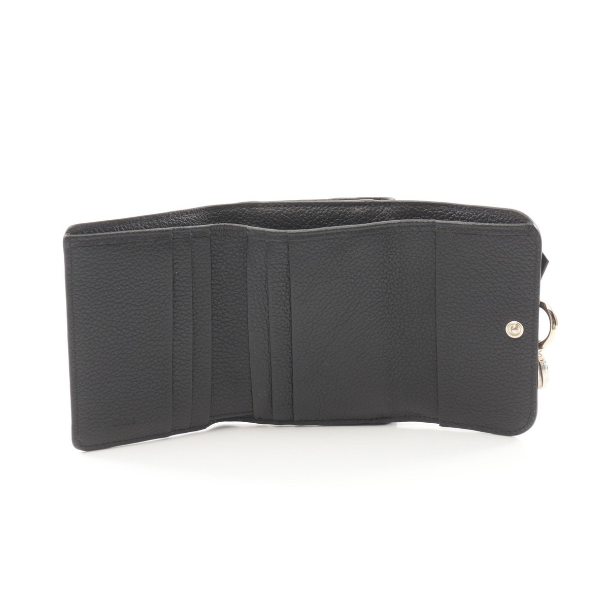 Wallet】Chloe ALPHABET Alphabet Small Trifold Wallet Leather