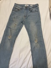 Ring of Fire Blue Skin Youths Boys Size 12 Slim Fit