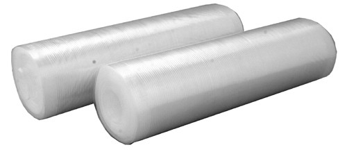 Set 2 Rotoli per Sottovuoto Alimentare Elettrocasa 18cm x 5m Goffrati