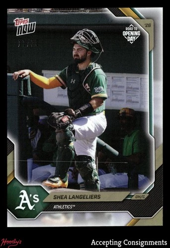 Shea Langeliers 2026 Topps Shea Langeliers Gold