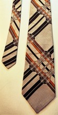 Vintage John Remington Collection Stripe Patterned Necktie
