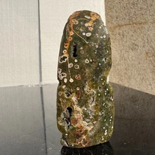 78G Natural Gem Grad Ocean Jasper Freeform & Druzy Crystal Mineral Specimen