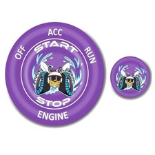 Push Start Button Cover for Dodge Challenger Charger Durango Purple
