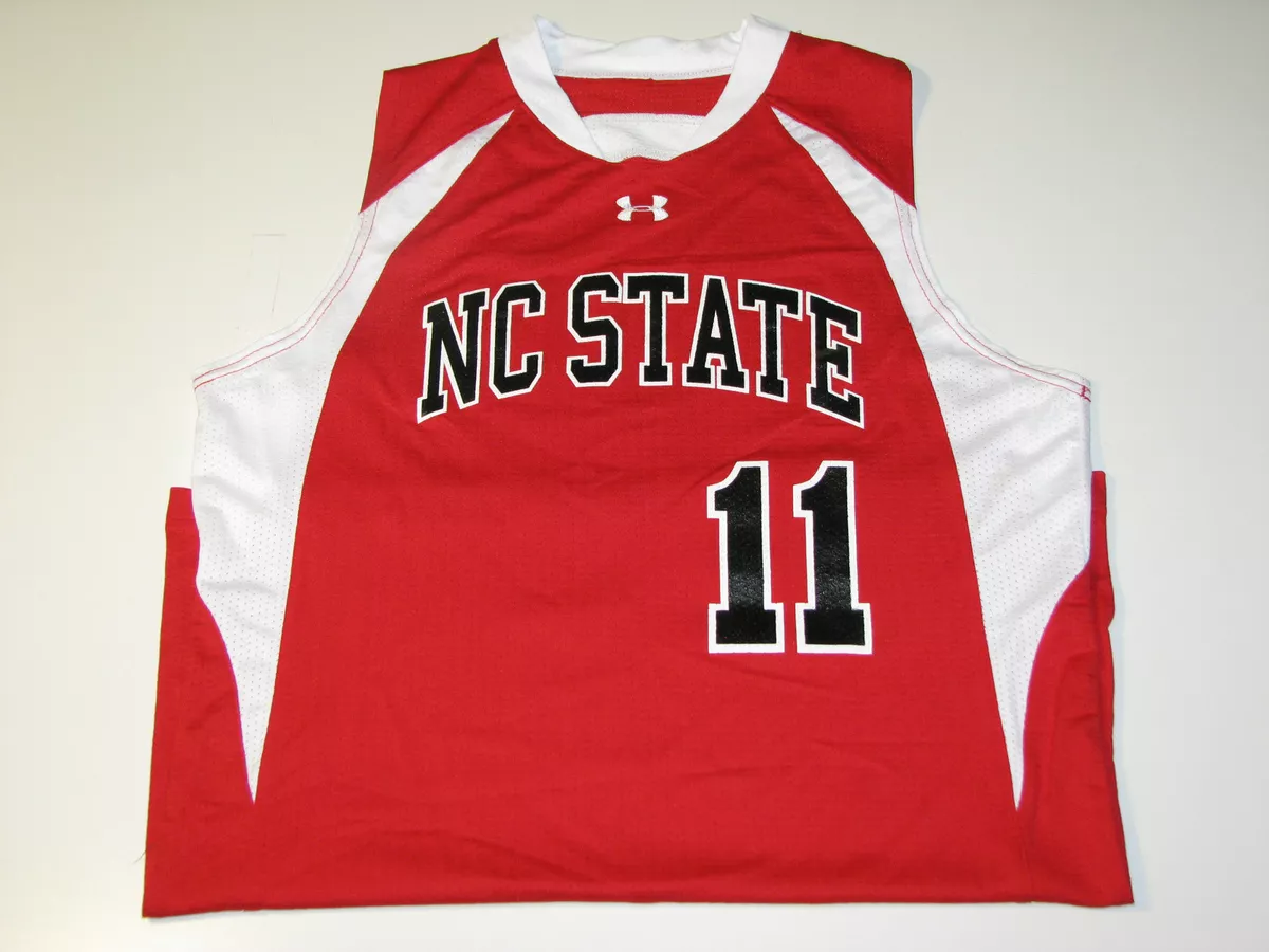 North Carolina State University Under Armour 11 Basketball Jersey sz M Women s