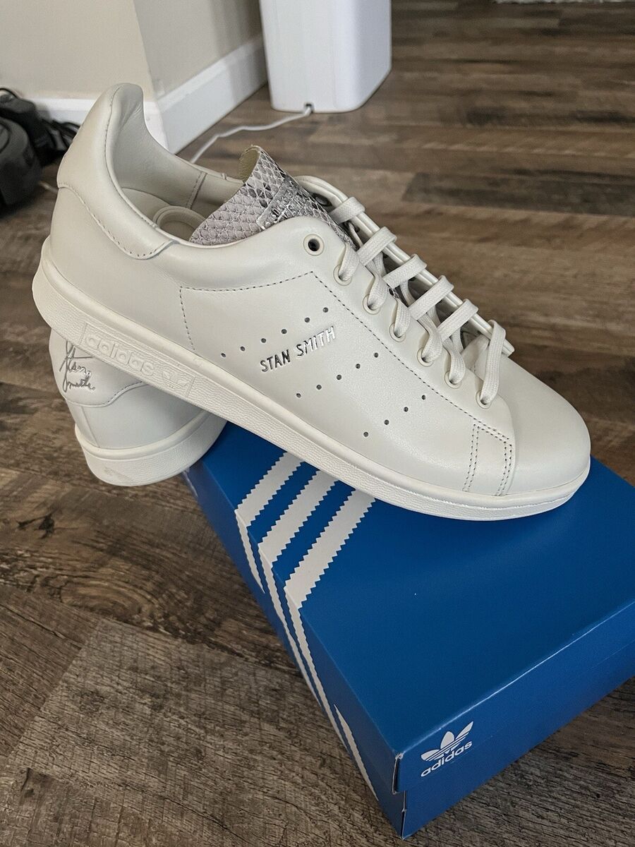 New Adidas Stan Smith Lux Off-White Snakeskin Men's Premium New Adidas Stan Smith Lux Off-White Snakeskin Men's Premium