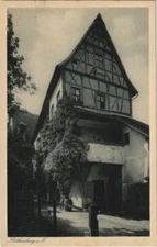 Old postcard postcard Rothenburg - At the Staudische Haus GERMANY (1074449)