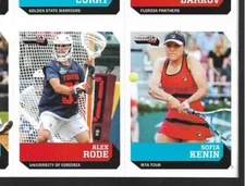 SI for Kid 2019 SOFIA KENIN+ALEX RODE Rookie Card-Sheet/Magazine Tennis/Lacrosse