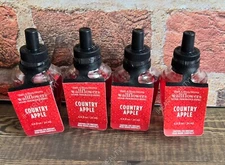 bath and body works country apple wallflowers home fragrance refill set of 4