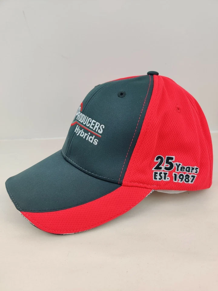 老式生产商混合农场种子 AG 卡车司机帽子爸爸帽全新无标签 — 第 2/4 张图片