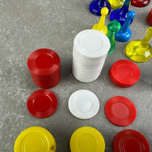 VTG Game Piece Replacements Wood Checkers Marbles Metal Balls Sorry Poker Chips - Picture 10 of 15