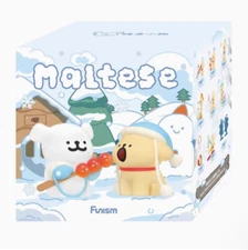 Funism Maltese Cuddly Moments Series Blind Box Figure One Random Sealed