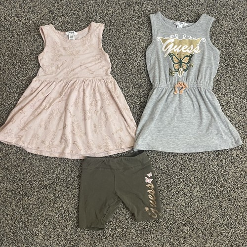 3pc Guess Dress and Shorts Set Toddler Girl Size 3T eBay