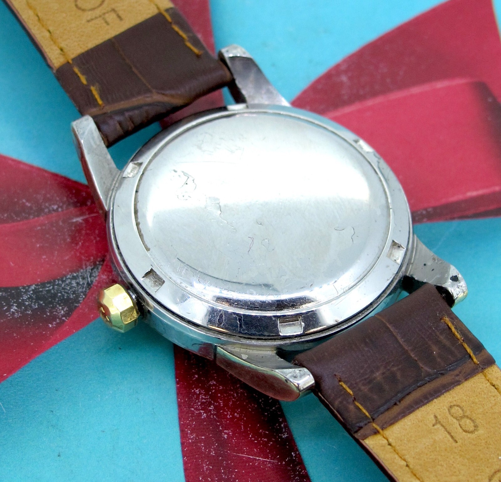 Omega Automatic Solid Gold Bezel Mechanical Vinta… - image 4