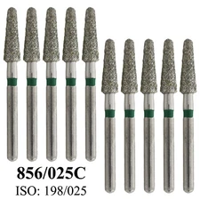 Dental Diamond Burs FG 856/025C Round End Taper Coarse Bur High Speed Burr