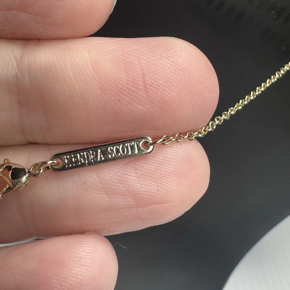 Auténtico Collar KENDRA SCOTT Elisa Rodio Concha de Abulón Colgante Foto 3 de 4