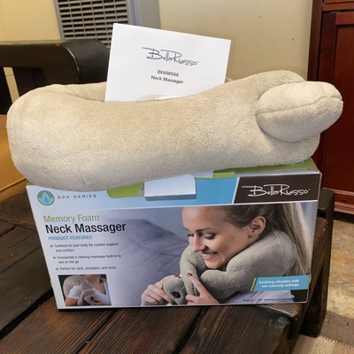 Bella Russo Neck Massager Memory Foam Spa Series NEW Tested with Batteries