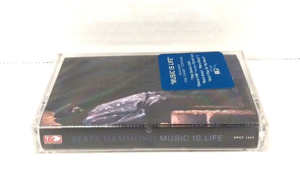 Beres Hammond Music Is Life Cassette Tape LP (2001 VP Record) Reggae New Sealed - Imagem 3 de 4