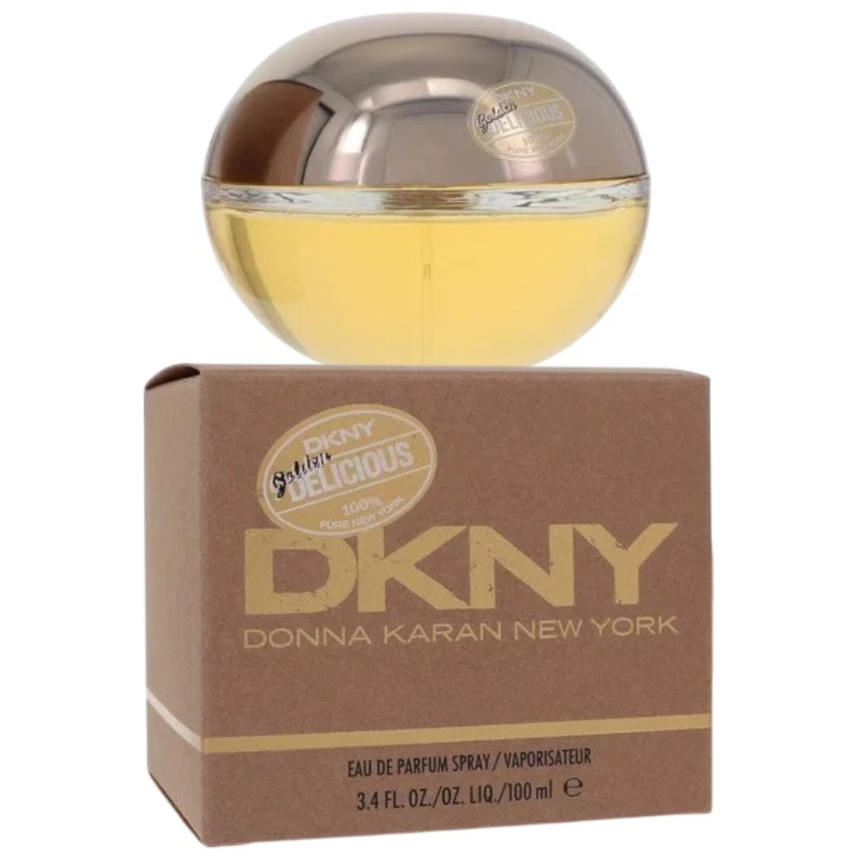 DKNY Golden Delicious por Donna Karan para mujer eau de parfum spray 3,4 oz sellado Foto 2 de 4