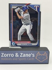 BRAYLIN MOREL 2024 Bowman DRAFT - Chrome #BDC-169 Texas Rangers