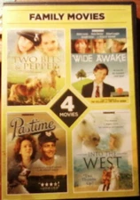 Family Movies: Two Bits  Pepper/Wide Awake/Pastime/Into the West (DVD, 2013)