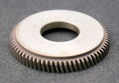 PWS Scheibenschneidrad mit Treppenschliff m= 1,5mm EGW 20° Z= 72 Ø117x16xØ1 3/4''