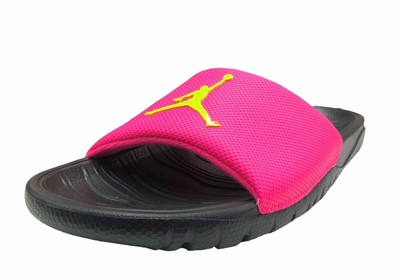 pink jordan slides