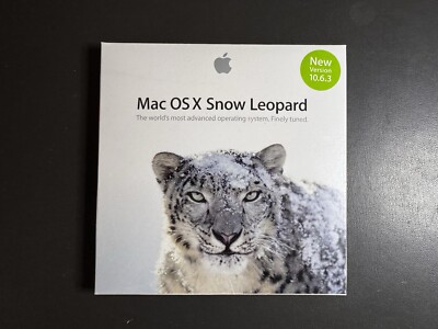 Mac OS X Snow Leopard 10.6.3  *Brand New Sealed*