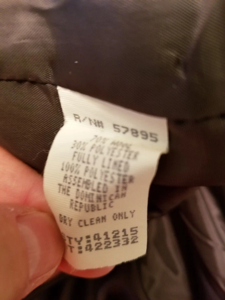 Requirements Womens Jacket Coat Size 10 Gray Wool - Image 3 of 4