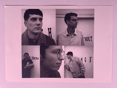 Beatnik Filmstars Photograph Original Promo Black And White Circa Mid 1990s