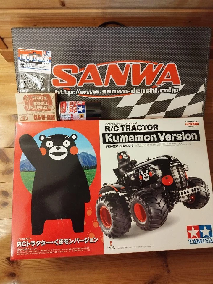 送140】1円～ 未組立 タミヤ RCトラクター くまモンバージョン WR-02G