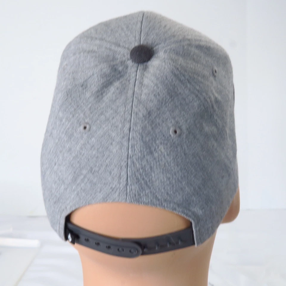 2017 Volcom Stone Gris Parche Snapback S/M Gorra Gorra Skate Boarding Surf Foto 4 de 4