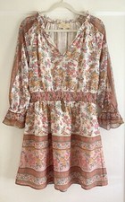Anthropologie Love The Label Euphoria Boho Floral Dress Size Small