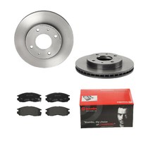 Brembo Bremsscheiben Ø256MM + BremsbelÄGe Vorne FÜR Mitsubishi Galant Vii