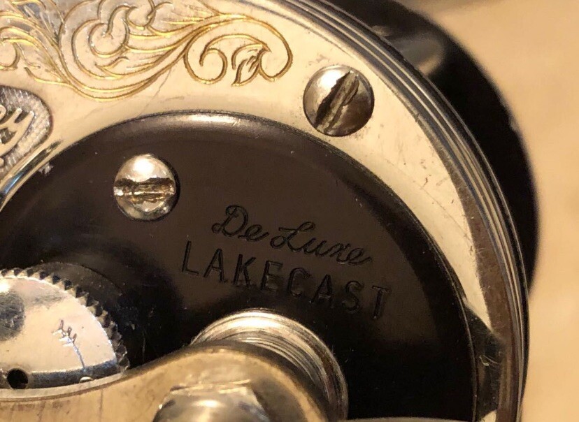 Langley Deluxe Lakecast 370 Engraving Reel Ship From Japan Langley Deluxe Lakecast 370 Engraving Reel Ship From Japan