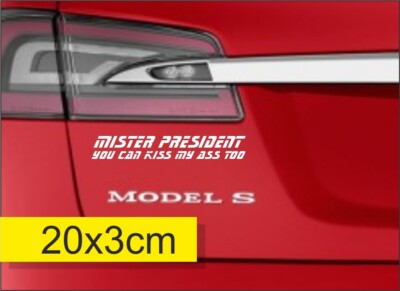 Auto Aufkleber Sticker Trump Mister President Humor 3MFolie MP1 Europe First