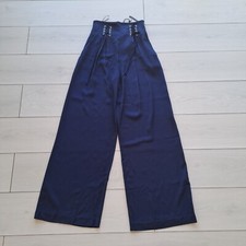 MARCIANO BY GUESS Women s Wid Leg High Waist Blue Pants Size W25