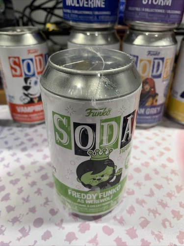 Funko Vinyl SODA Freddy Funko as Werewolf (Green) (Heavy Metal Halloween 2023)