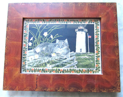 Claudia Hopf Scherenschnitte Framed Picture Kennebunk ME
