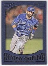 2016 Topps Gypsy Queen #12 Jose Bautista Framed Blue