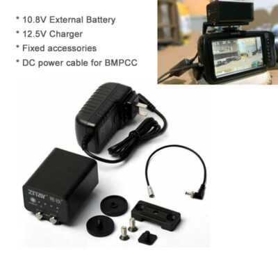 External Battery Power Supply For BMD BMPCC 4K Blackmagic Pocket
