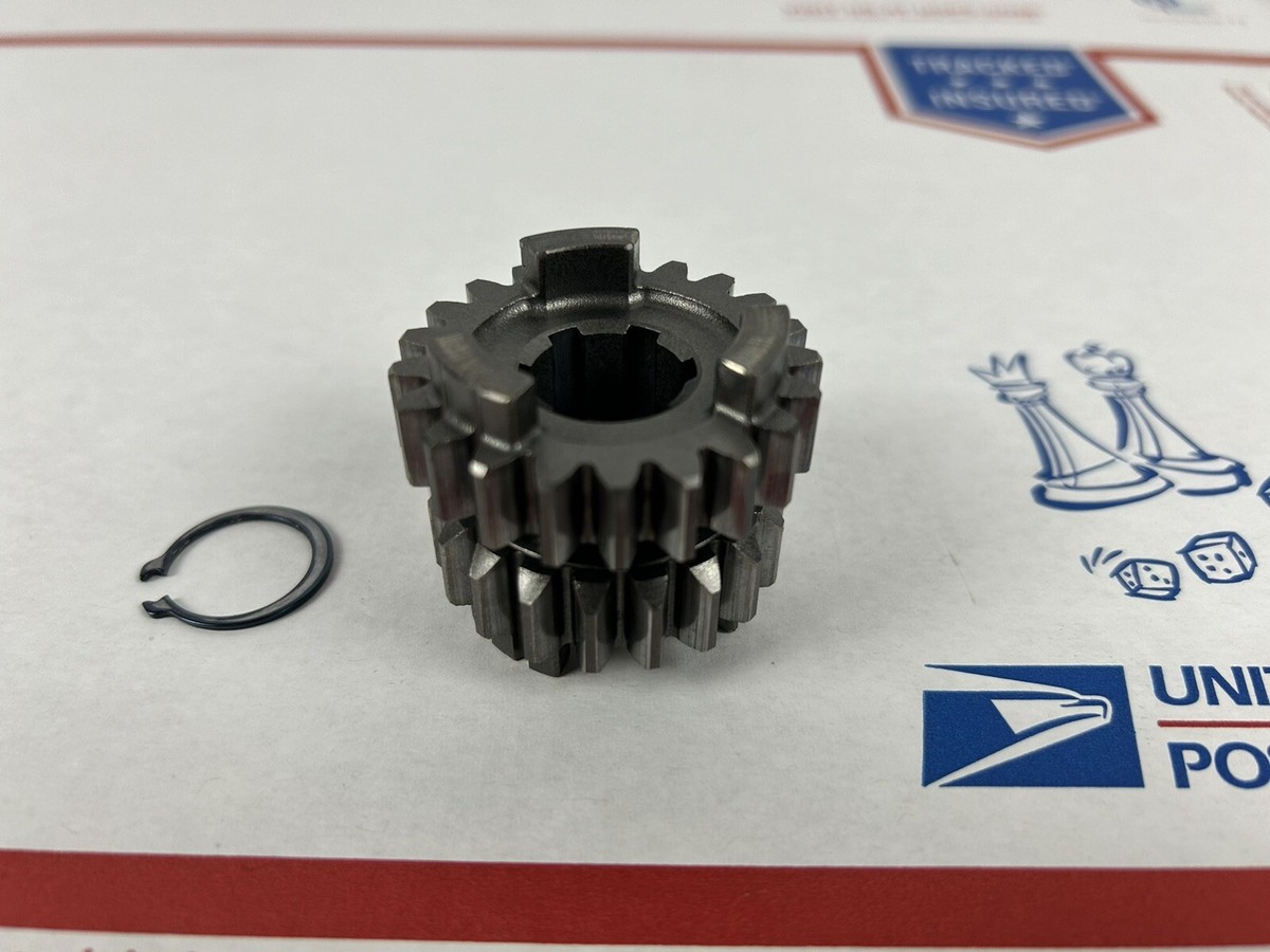 1996 96 Honda CR125r cr125 Transmission Main Shaft 3rd 4th Gear