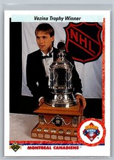 Patrick Roy 1990-91 Upper Deck Vezina Trophy Winner #207 Canadiens HOF