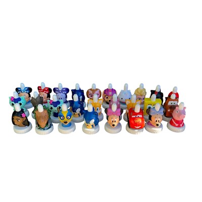 Lot of 27 Good 2 Grow Juice Toppers Disney Minnie Sonic Cars Peppa Paw Patrol
