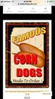 TIN SIGN "Hot dog” Vintage Cafe Farm Diner Rustic Decor Eatery Mancave Kitchen B