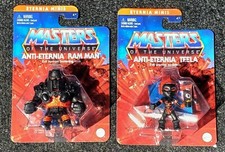 2x Anti-Eternia  RAM MAN & TELA - MOTU Masters of the Universe Eternia Minis Lot