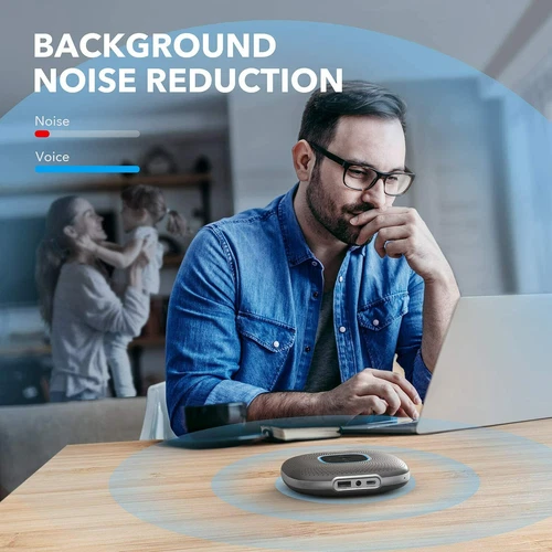 Anker PowerConf Bluetooth Conference Speaker Meeting Speakerphone 6 Mics| Refurb - Picture 3 of 7