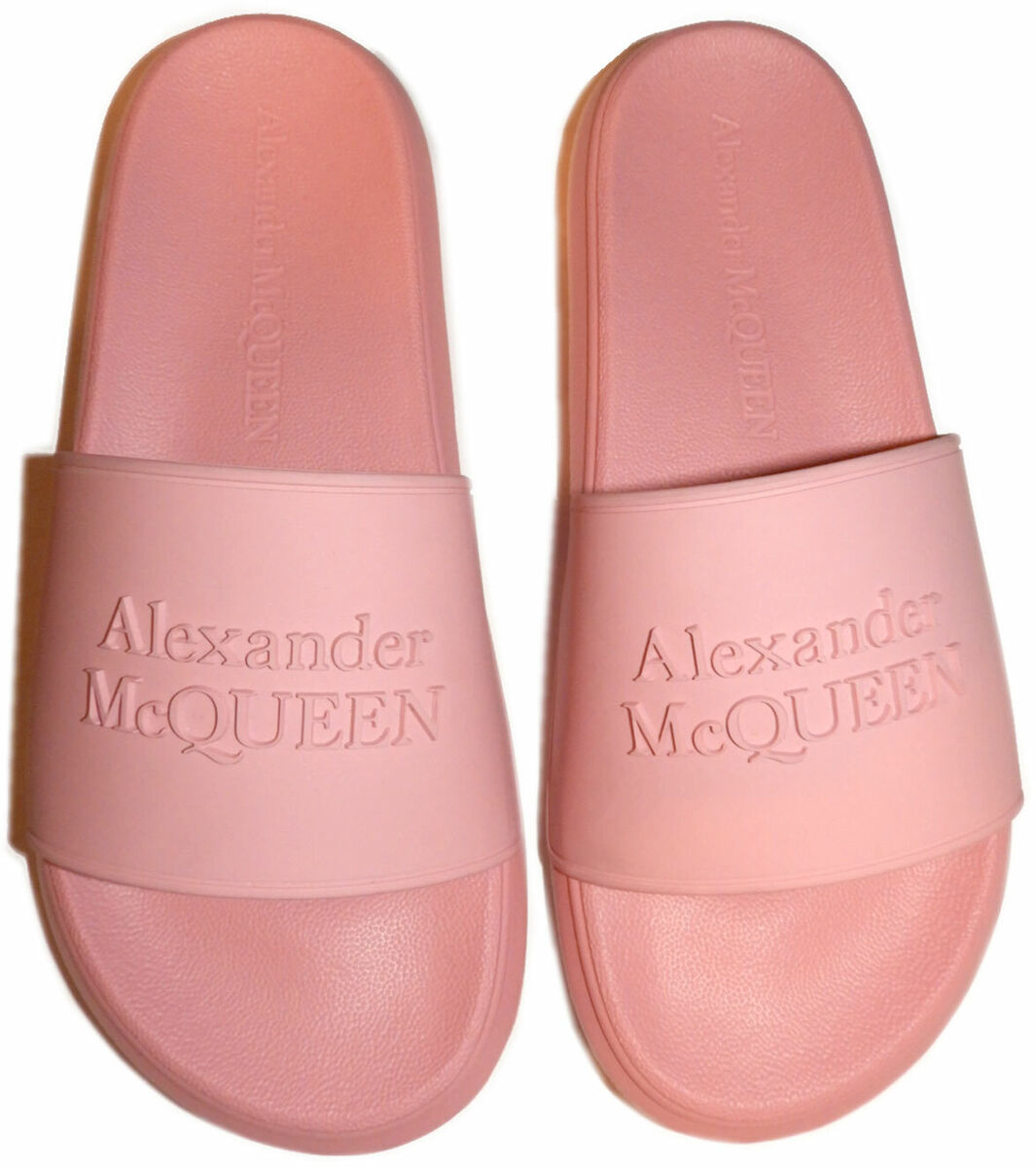 サンダル・ミュール ALEXANDER MCQUEEN 'Seal' sandals Pink 780714WIEAE Alexander McQueen Pool Rubber Slides Pink Sandals 37 Jelly