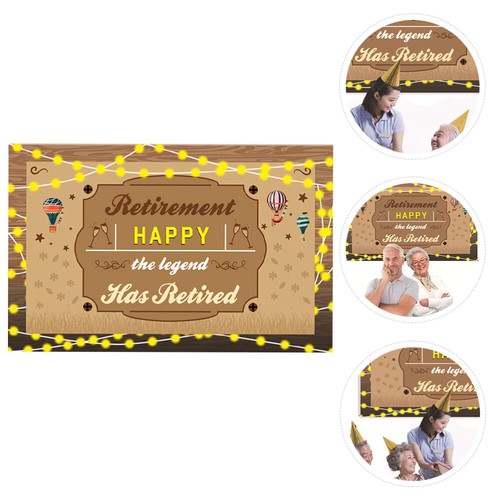 Retirement Yard Decoration Retirement Party Photo Prop Retirement Backdrop